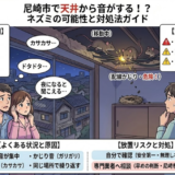 【尼崎市】天井から音がする原因｜これってネズミ？確認ポイント