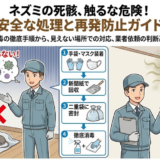 ネズミの死骸の処理方法｜安全に回収・消毒・捨てる手順